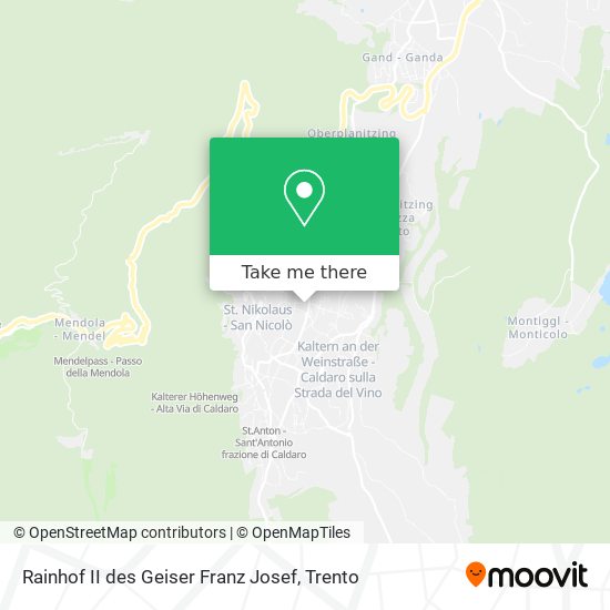 Rainhof II des Geiser Franz Josef map