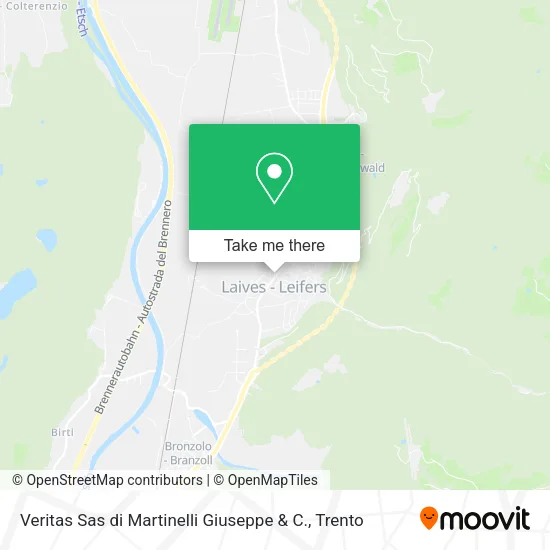 Veritas Sas di Martinelli Giuseppe & C. map