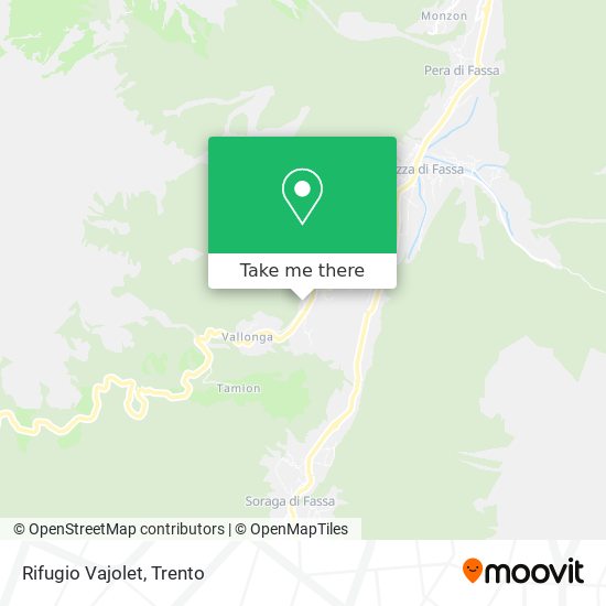 Rifugio Vajolet map