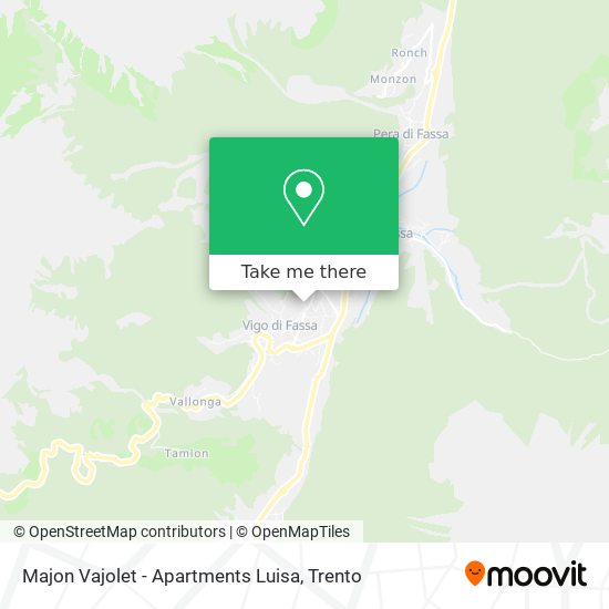 Majon Vajolet - Apartments Luisa map