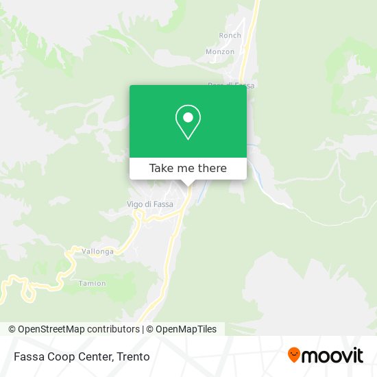 Fassa Coop Center map