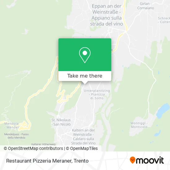 Meraner Restaurant Pizzeria map