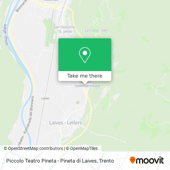 Piccolo Teatro Pineta - Pineta di Laives map