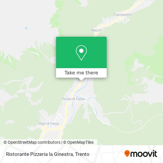 Ristorante Pizzeria la Ginestra map
