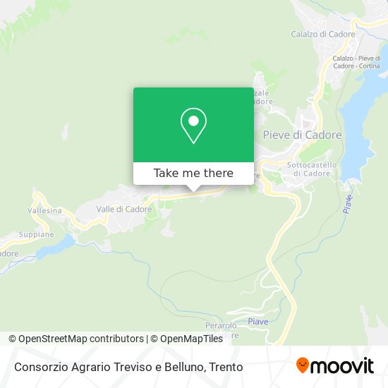 Consorzio Agrario Treviso e Belluno map