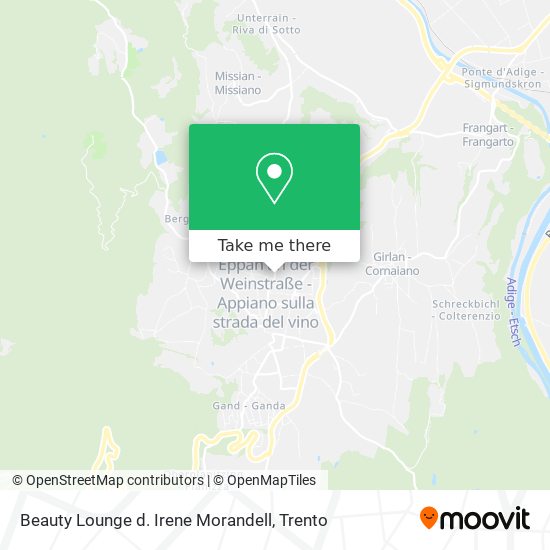 Beauty Lounge d. Irene Morandell map