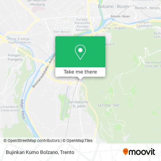 Bujinkan Kumo Bolzano map