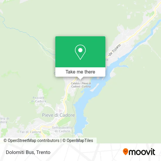 Dolomiti Bus map