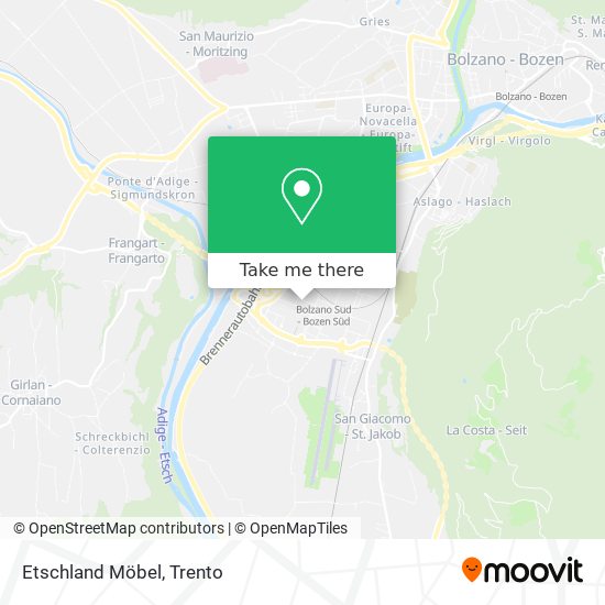 Etschland Möbel map