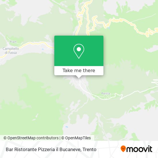 Bar Ristorante Pizzeria il Bucaneve map