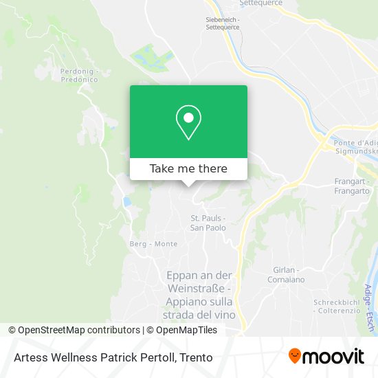 Artess Wellness Patrick Pertoll map