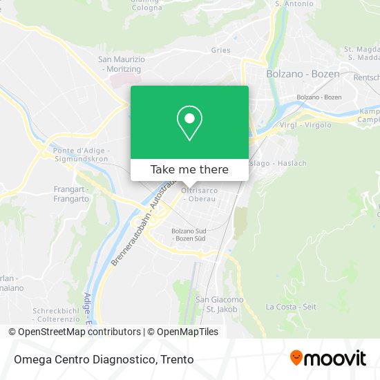 Omega Centro Diagnostico map