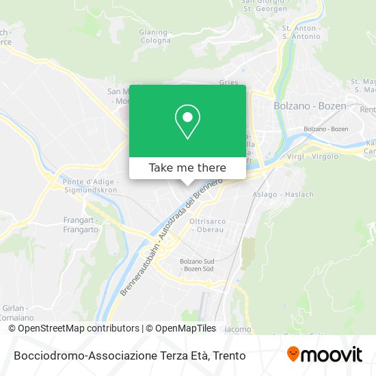 Bocciodromo-Associazione Terza Età map