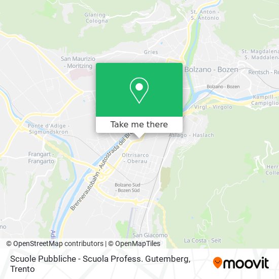 Scuole Pubbliche - Scuola Profess. Gutemberg map