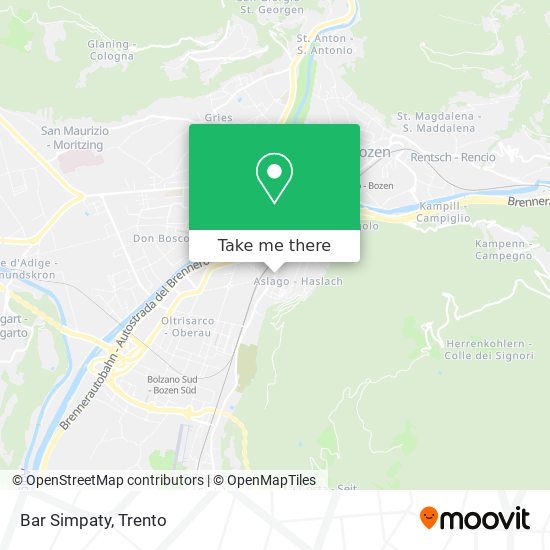 Bar Simpaty map