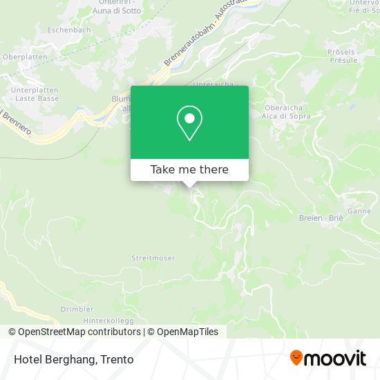 Hotel Berghang map