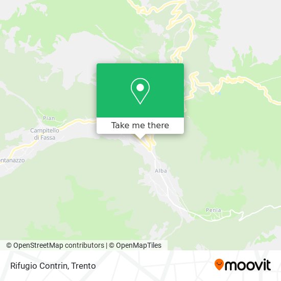 Rifugio Contrin map