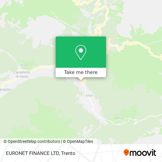 EURONET FINANCE LTD map