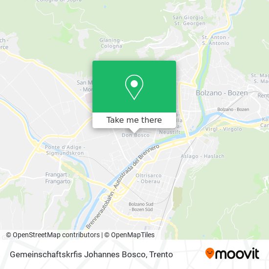 Gemeinschaftskrfis Johannes Bosco map