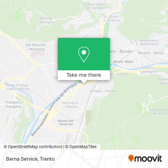 Berna Service map