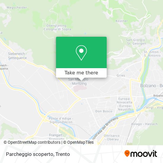 Parcheggio scoperto map