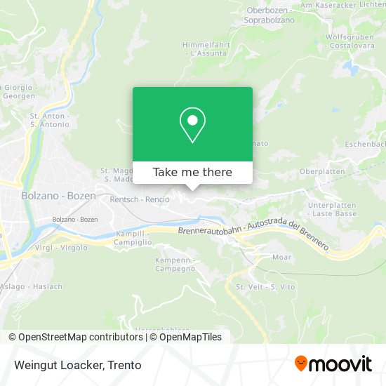 Weingut Loacker map