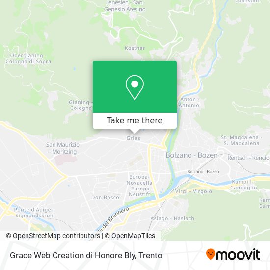 Grace Web Creation di Honore Bly map