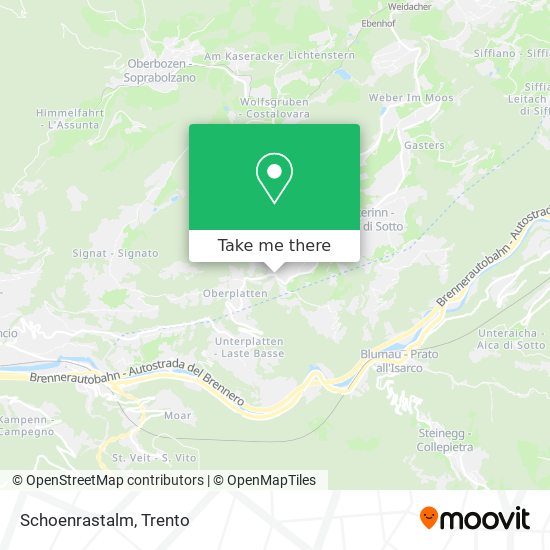 Schoenrastalm map