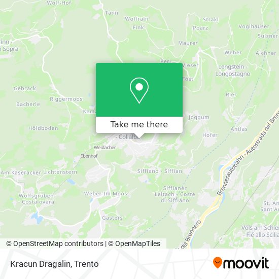 Kracun Dragalin map