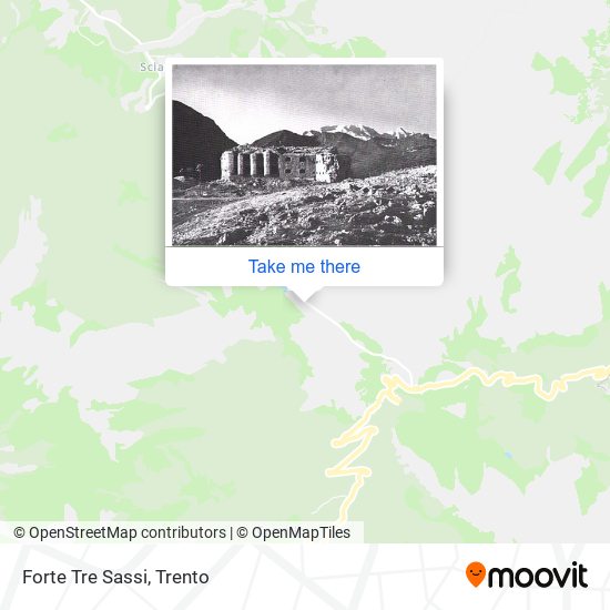 Forte Tre Sassi map