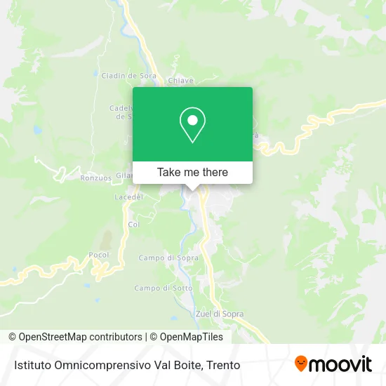 Istituto Omnicomprensivo Val Boite map