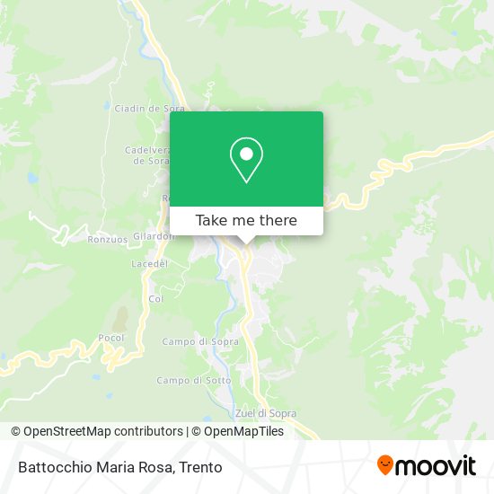 Battocchio Maria Rosa map