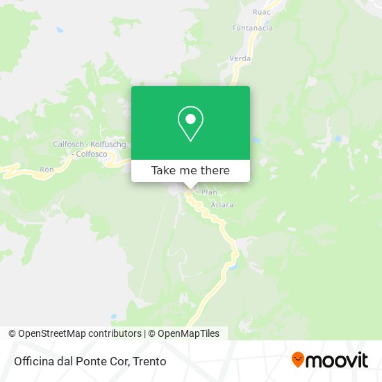 Officina dal Ponte Cor map