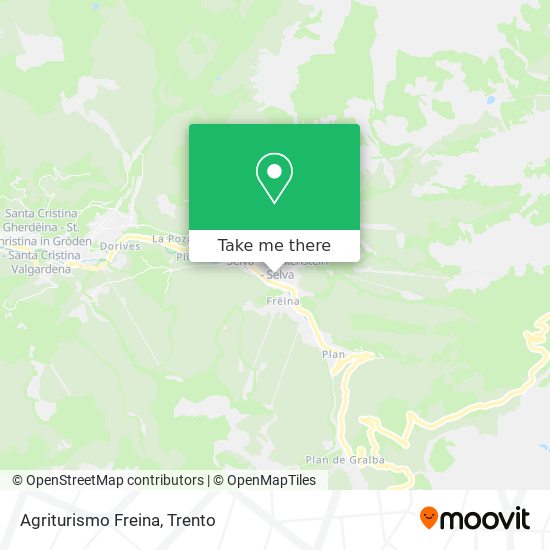 Agriturismo Freina map