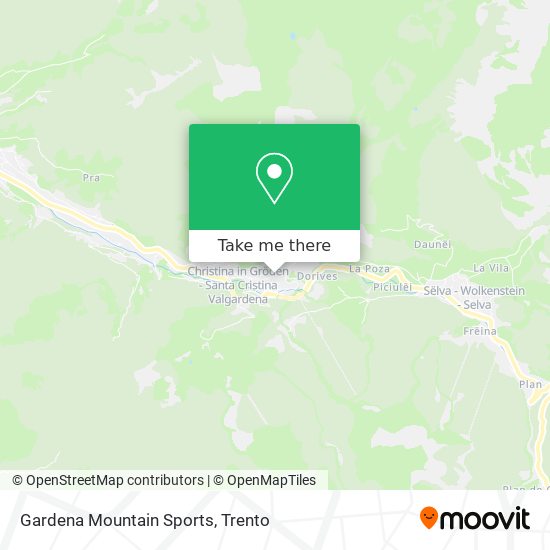 Gardena Mountain Sports map