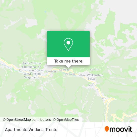 Apartments Vintlana map