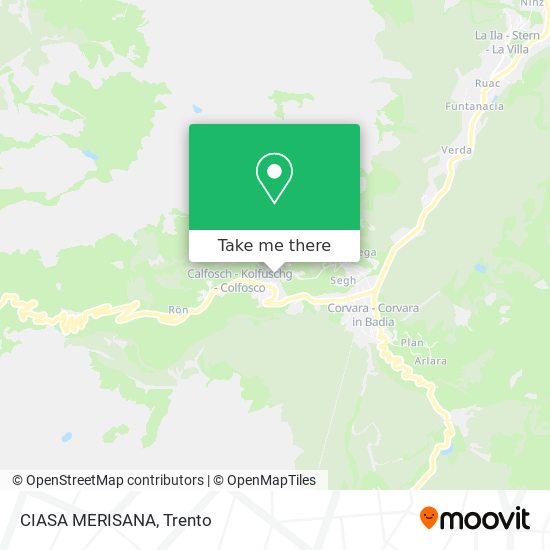 CIASA MERISANA map