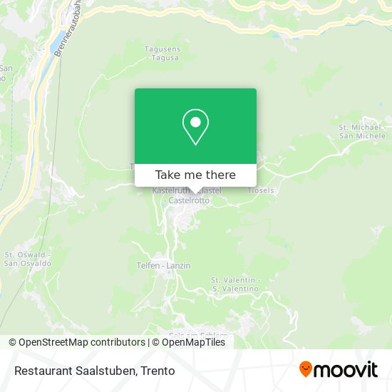 Restaurant Saalstuben map