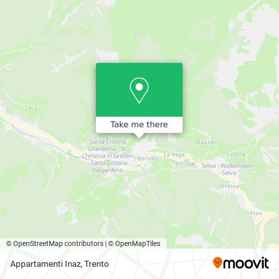 Appartamenti Inaz map