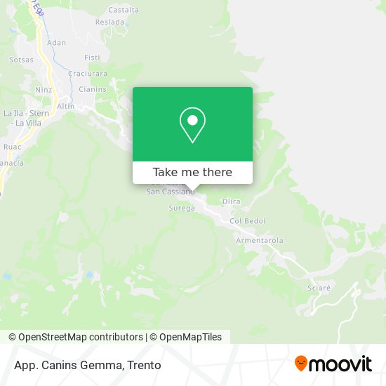 App. Canins Gemma map
