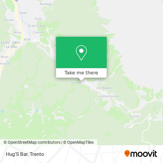 Hug’S Bar map