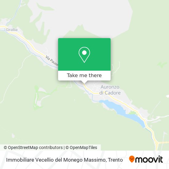 Immobiliare Vecellio del Monego Massimo map