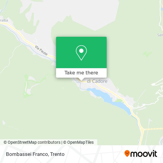 Bombassei Franco map