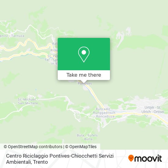 Centro Riciclaggio Pontives-Chiocchetti Servizi Ambientali map