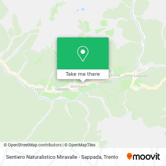 Sentiero Naturalistico Miravalle - Sappada map