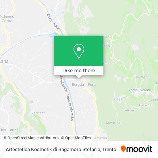 Artestetica Kosmetik di Bagamoro Stefania map