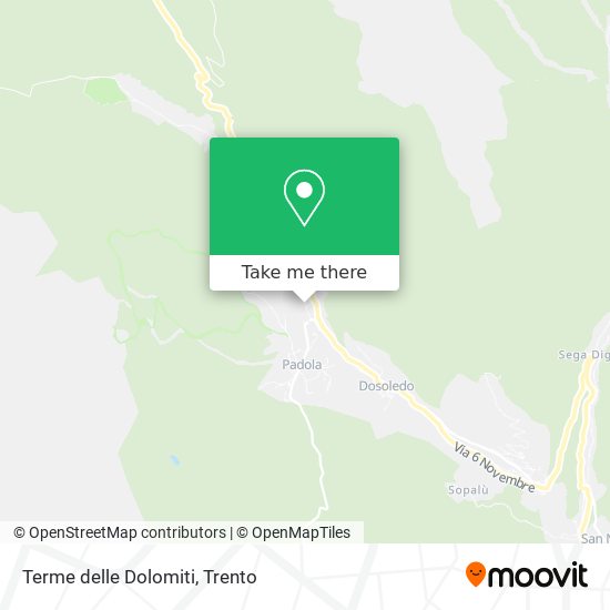 Terme delle Dolomiti map