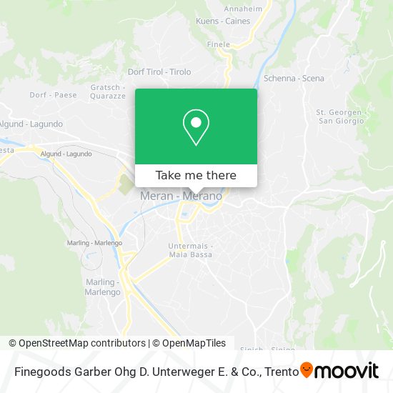 Finegoods Garber Ohg D. Unterweger E. & Co. map