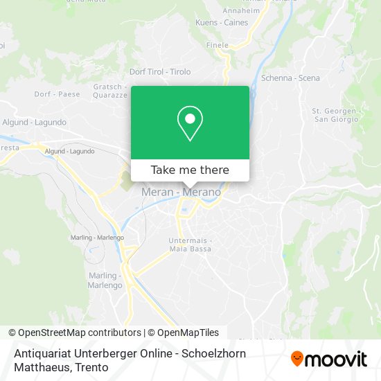 Antiquariat Unterberger Online - Schoelzhorn Matthaeus map