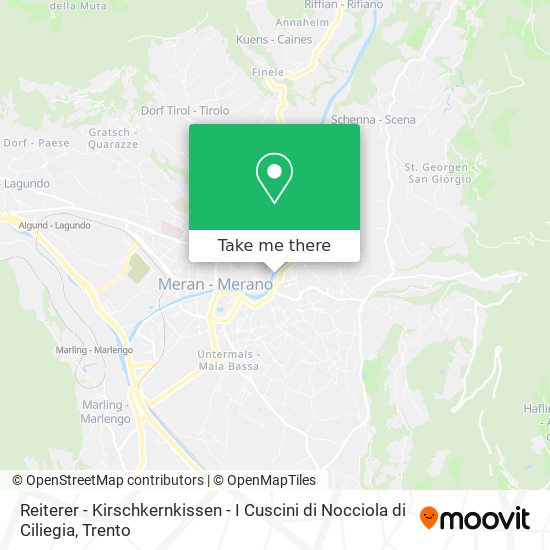 Reiterer - Kirschkernkissen - I Cuscini di Nocciola di Ciliegia map